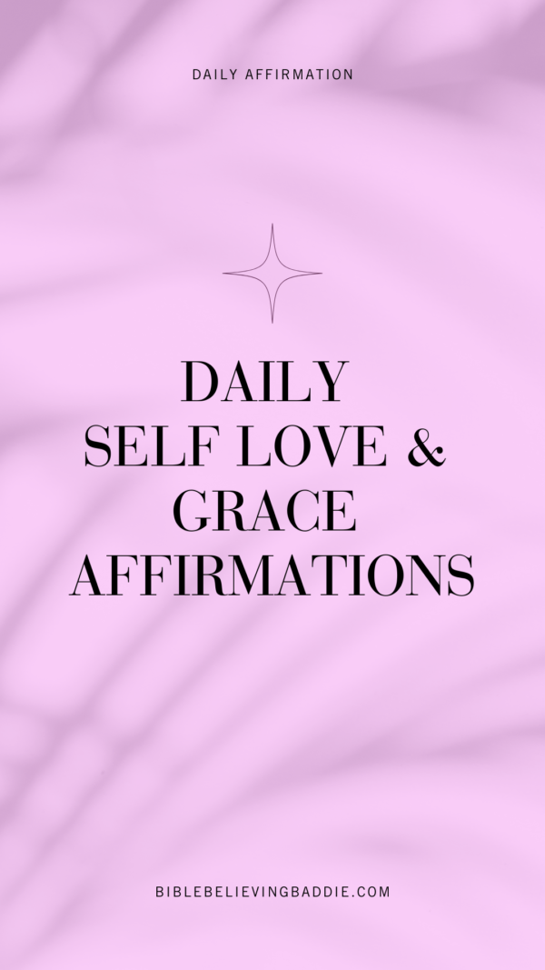 Printable Self-Love Affirmation Cards - Pink (30 Faith-Based Cards – PDF & PNG)